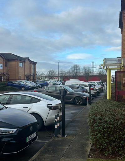 Commercial car park ev charging points