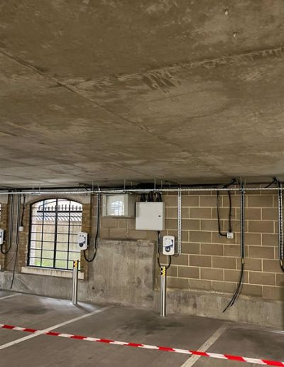 Commercial office car park ev charging points in London