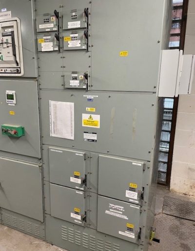 Electrical controils in hospital basement