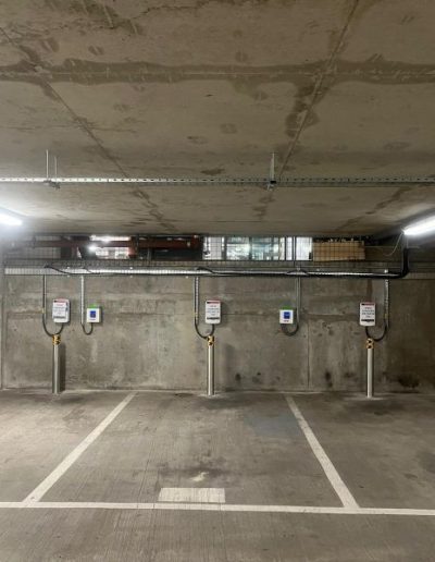 3 commercial EV charging points