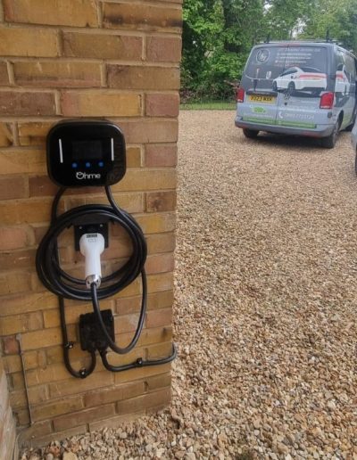 Ohme Pro home ev charging point installation