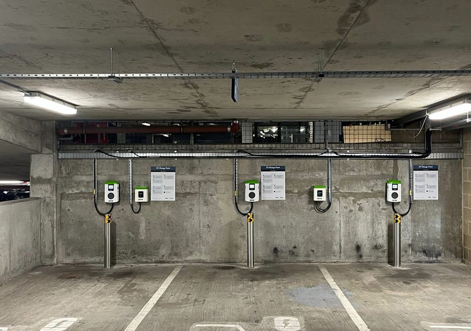 Installation Of 7kw Wall Mounted Alfen Chargers At Tower Bridge, London