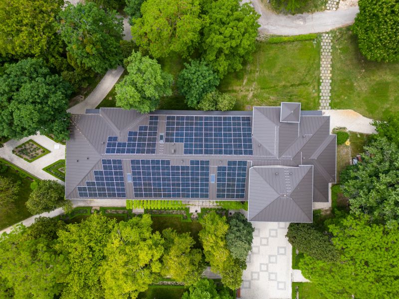Solar powered house